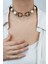 Inci Detay Zirkon Taşlı Bronz Choker Kolye 3