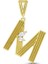 Altın M Harf Kolye Ucu - 14K 1