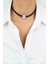 Pembe Kristal Taşlı Choker Kolye 1