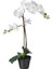 Fejka Yapay Bitki Beyaz 12 cm Orkide 1