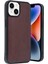 iPhone 14 Kılıf Aras Deri Kapak - Bordo (K95) 1