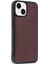 iPhone 14 Kılıf Aras Deri Kapak - Bordo (K95) 2