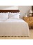 Marıbel %100 Pamuk Yatak Örtüsü Takımı Beyaz 2