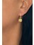 Zirkon Taşlı Gold Küre Sallantılı Küpe 1