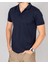 Erkek Lacivert Slim Fit Polo Yaka T-Shirt 1