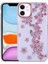 iPhone 11 Uyumlu Desenli Simli Sert Spıa Inka Kapak-No3 1