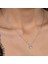 Ucarticaret Swarovski Taşlı Gümüş Kalp Bayan Kolye 1