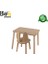 Safir Meşe Naturel Aktivite Masası 1 Sandalyeli Çocuk Masa Sandalye Takımı 2