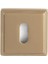 RO17 Kapı Kolu Rozeti Oda Mat Altın 53X53X10 mm 1
