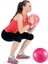 20 cm Fitilli Pilates Topu ve Pompa Seti Plates Denge Yoga Spor Egzersiz Top Jimnastik Fitness Gym 1
