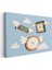 Uçan Saatler - Kanatlanmış Zaman Parçaları Kanvas Tablo 3
