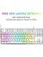 Beyaz Bkb4 Kablolu Tam Mekanik Klavye RGB Kırmızı Switch ile Oyun İçin 2