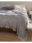 Bradley Çift Kişilik Pamuklu Yatak Örtüsü - Gri 2