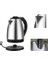 Kettle Su Isıtıcı C F Priz Uyumlu 220 - 240 V Paslanmaz Çelik Kablolu 3
