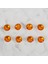 Loren Crafts Turuncu 8 Li Düğme - 205 2