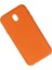 Samsung Galaxy J7 Pro / J730 Kılıf Nano Içi Kadife Silikon - Turuncu (K95) 2