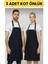 Atölye Barista Seramik Aşçı Master Chef Çiçekçi Pastacı Kot Denim Önlük 3 Adet 1