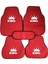 Ford Focus Kırmızı King Halıfleks 5 Parça Paspas Seti Halı 1