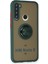 Xiaomi Redmi Note 8 Kılıf Montreal Yüzüklü Silikon Kapak - Yeşil - FKU3908-3449 2