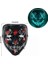 Hallowen Parti Maskesi Neon LED Işıklı Maske 3 Modlu Cadılar Bayramı Maskesi 4