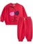 Kiraz Baskılı Sweatshirt Takım 2-10 Yaş Nar Çiçeği 1