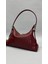 The Moiss Örgü Dokulu Bordo Renk El ve Omuz Çantası 3