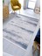 Arden Collection Mavi Modern Saçaklı Yumuşak Dokuma Makine Halısı Salon Oturma Odası Mutfak Koridor 1