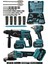 21V Çift Akülü 3'lü Set Taşlama+Kırıcı Delici Hilti+Somun Sıkma Sökme 1