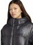 JL6907 W Z.n.e. Puffer Siyah Düz Kadın Mont 4