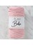 La Mia Boho Açık Pembe Büküm Makrome Ipi - L185 - 33998 1
