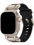 Apple Watch 11 10 46MM 9 8 7 6 Se Ultra Uyumlu 49-46-45-44-42MM Metal Pimli Tokalı Premium Silikon Kordon – Dayanıklı Spor Rubber Kayış 1