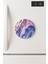 Desenli Temalı Yuvarlak Buzdolabı Magnet – 10X10 cm Nono Ametist 1