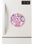 Desenli Temalı Yuvarlak Buzdolabı Magnet – 10X10 cm Ametist 1