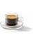 Line Çizgi Desen Cam 6 Kişilik Tabaklı Duble Türk Kahvesi Espresso Fincan Seti - 6 x 100 ml 4
