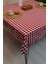 Pötikareli Kırmzı Ekose Masa Örtüsü 170 x 170 1