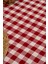 Pötikareli Kırmzı Ekose Masa Örtüsü 170 x 170 2