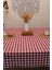 Pötikareli Kırmzı Ekose Masa Örtüsü 170 x 170 4