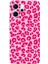 Oppo Reno 14F Uyumlu Pembe Leopar Tasarımlı Baskılı Silikon Kılıf 1