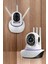 Ev Kamerası Wifi Kamerası Video Kayıt Çift Yönlü Hareket Sensörü Bebek - M003K113-R84003 2