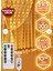 Borayris Perde LED 3MX3M Kumandalı 8 Fonksıyonlu 300 Ledli 10 Sarkıtlı USB Girişli. 7
