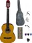 Sap Ayarlı Turuncu 4/4 Tam Boy Klasik Gitar Seti(Kılıf-Pena Dahil) 1