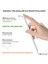 iPad Air 4/5 Nesil 10.9 ile Uyumlu Tablet Kalemi Pencil Avuç İçi Reddi Manyetik Şarj 2xUç 9
