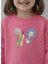 Kız Çocuk Çiçek Baskılı Sweatshirt 4