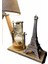Dekoratif Eyfel Kulesi ve Kum Saati Vintage Tarzı Masa Süsü Biblo - T677G805-Z36677 4