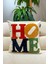 Home yazılı Punch Panç İşlemeli Kırlent NK 2671 Modern Tasarım Yastık 1
