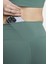 One High Rise Leggings Full Length 2 Cepli Yüksek Belli Toparlayıcı Tayt Yeşil 5