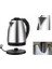 Kettle Su Isıtıcı C F Priz Uyumlu 220 - 240 V Paslanmaz Çelik Kablolu 3