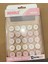 Yumuşak Tuşlu Renli Hesap Makinesi Krem AD58994 2