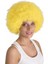 Sarı Renk Kıvırcık Afro Bonus Peruk 4