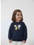 Kız Çocuk Çiçek Baskılı Sweatshirt 2